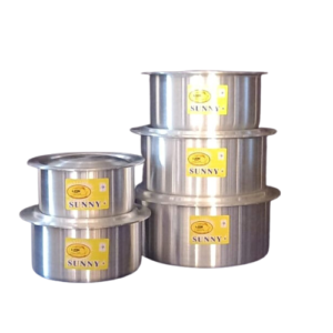 Straight Emeried Pots 22cm-Sunny